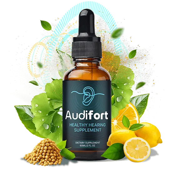 Audifort bottle with natural ingredients